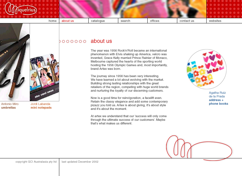 Inoxcrom Artex - Concept development and site design