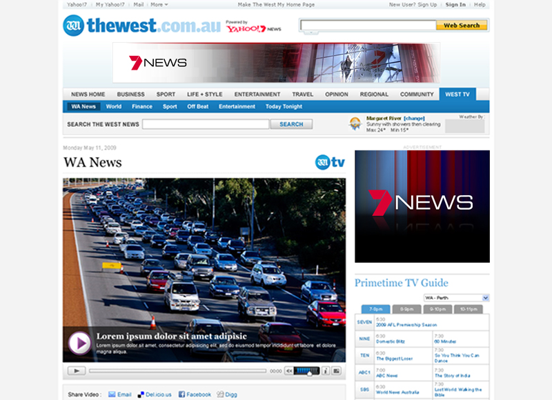The West Australian - User experience design, Interaction design, Visual design